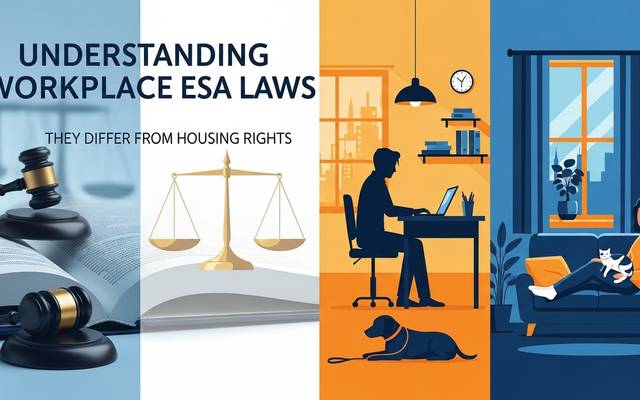 Understanding Workplace ESA Laws They Differ From Housing Rights