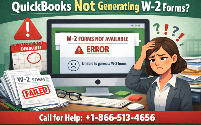 QuickBooks W-2 Forms Not Generating or Blank? Here’s the 2026 Fix