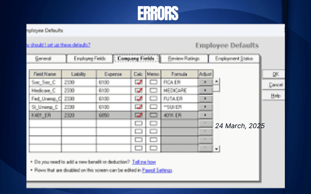 How to Fix Sage 50 Payroll Tax Calculation Errors