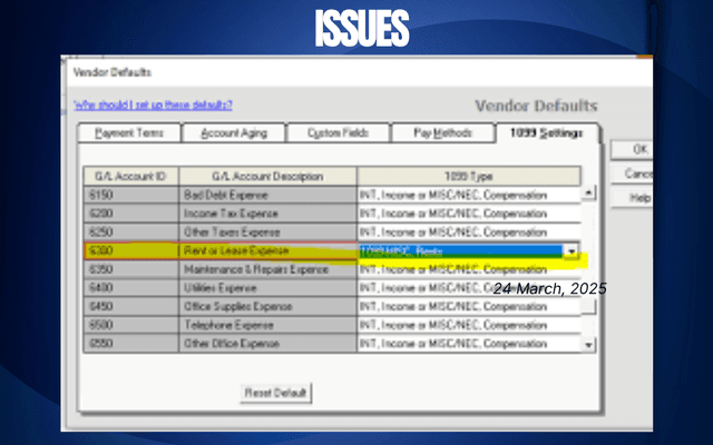 How to Fix Sage 50 1099 Tax Filing Issues