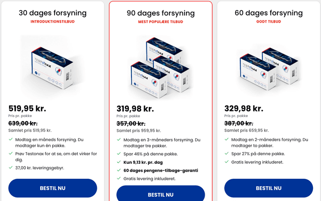 Testonax Male Performance Danmark: Loser dette kosttilskud problemer med seksuel sundhed?