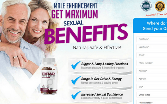 Eremax Men's Gummies US UK: Can This High-Performance Formula Enhance Stamina?