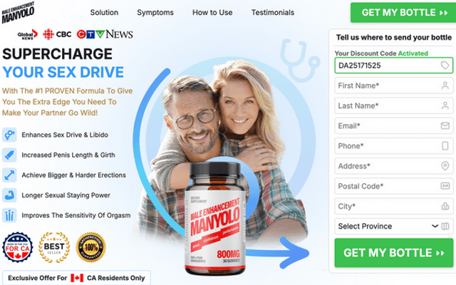 Manyolo Male Enhancement™ Canada: Understanding Its Role in Male Performance Support