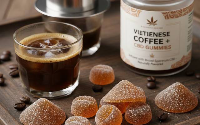 High-Quality Vietnamese Coffee CBD Gummies Crafted for Stress Management, Cognitive Support, and Smooth Energy Without a Cras