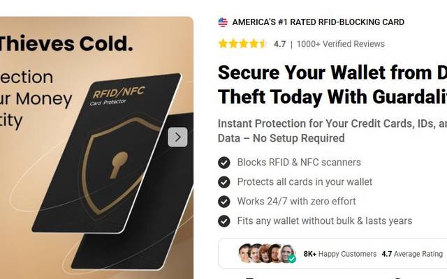 @!Guardality Safe Card Protection: The Ultimate Shield for Your Credit & Debit Cards