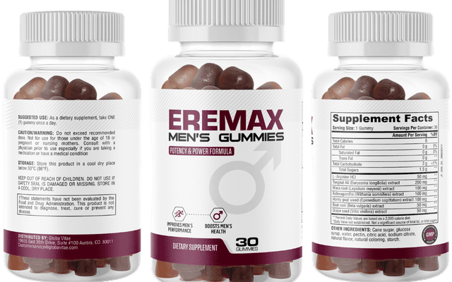 Eremax Men's Gummies Reviews :- Honest Reviews of Eremax Gummies from Real Users !!