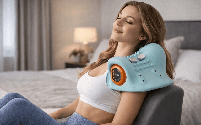 Desk Job Problems? Try Relaxnecker PostureLift Massager for Neck Support