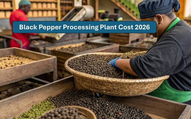 Black Pepper Processing Plant Cost 2026: Complete Feasibility Study and Investment Opportunities