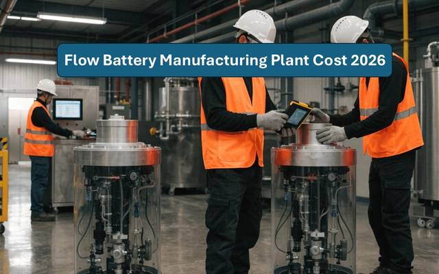 Flow Battery Manufacturing Plant Cost 2026: Industry Overview and Profitability Assessment