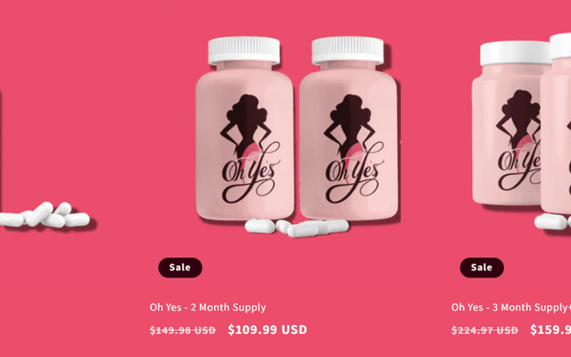 Ohyes Female Libido Enhancement And Female Sexual Wellness Supplements!