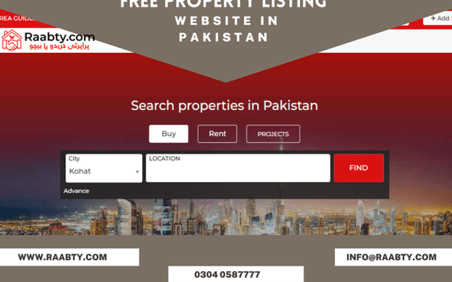Free Property Listing Portal in Pakistan for Buying, Selling, and Renting Properties