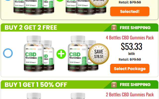 Aspen Dose CBD Gummies USA Reviews or Legit – Pros, Cons,and How It works