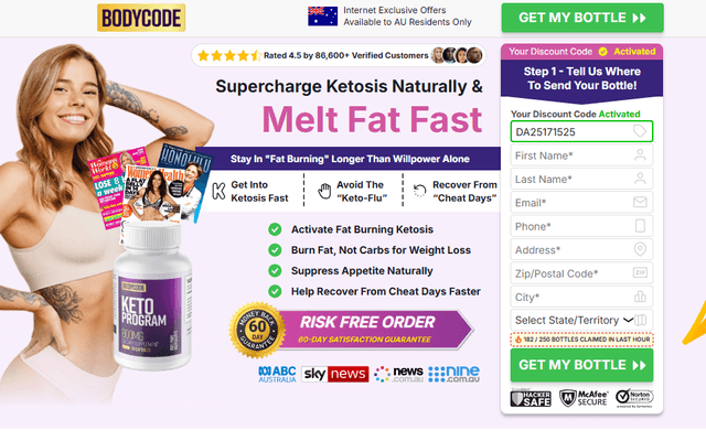 BodyCode KETO Australia – Lose Weight Fast!
