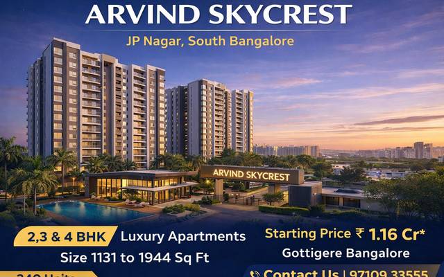 Arvind Skycrest Bannerghatta: Top Reasons to Buy 