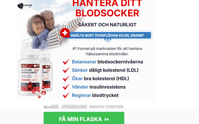 CardioX Glucose Management Swedene A Natural Path to Wellness