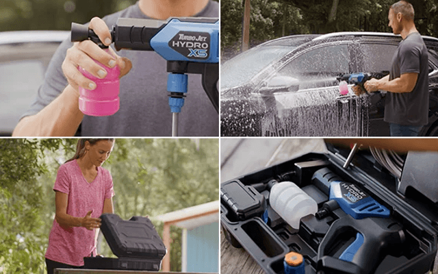 @⁓ Turbo Hydro X5 High Pressure Nozzle for Car, Garden, and PatiO