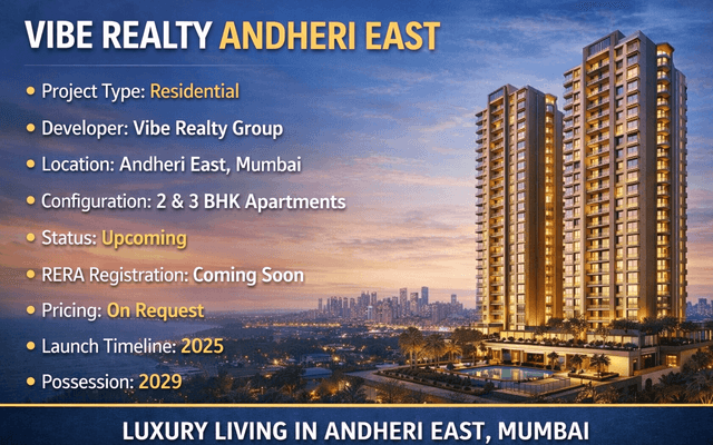 Well-Planned 2 & 3 BHK Homes in One of Mumbai’s Prime Residential Areas Vibe Realty

