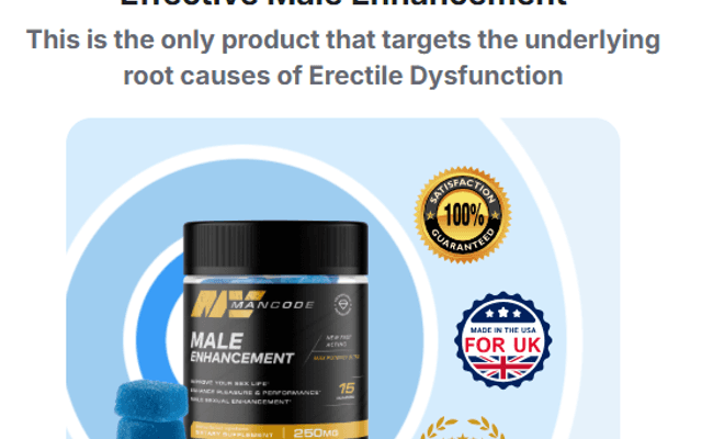 MANCODE Gummies UK: Boost Your Confidence in Bed?