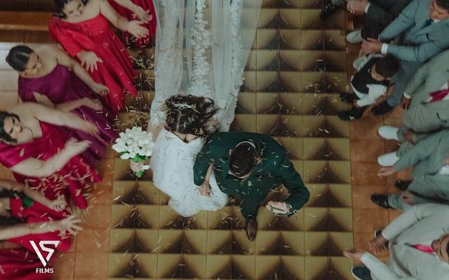 Um dia de gravação em um casamento