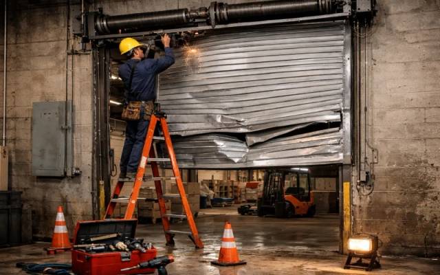 What to Expect During a 24 Hour Commercial Garage Door Repair Call in OKC