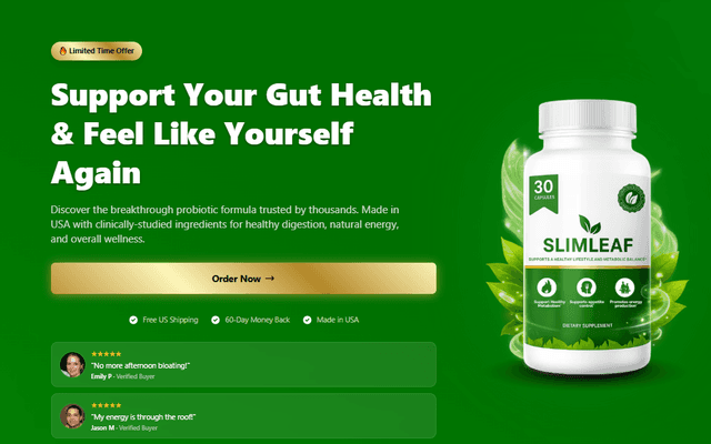 SlimLeaf Capsules: Review (2026) Unlock Fat-Burning Potential