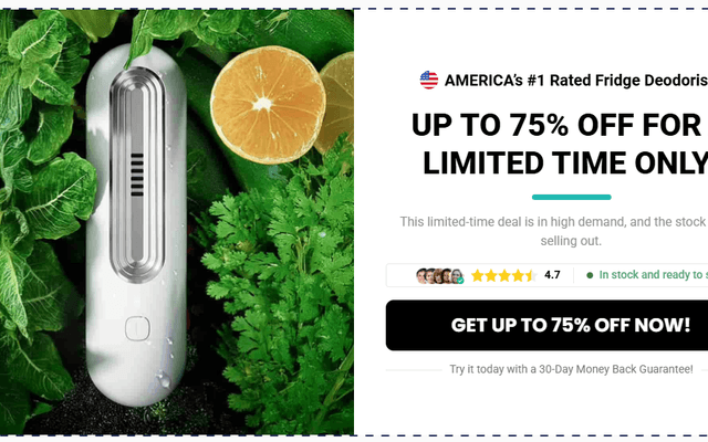 Ozoori Fridge Deodoriser Official® - Flash Sale: Up to 75% Off (Honest Reviews)
