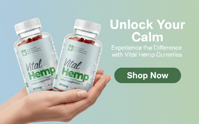 Vital Hemp Gummies help manage chronic pain using hemp extract for daily comfort and mobility support