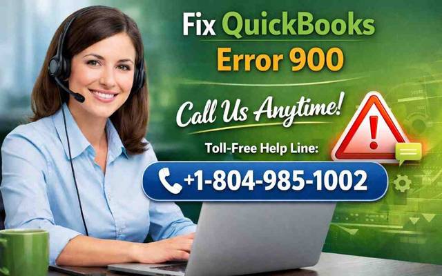Advanced Ways to Fix QuickBooks Error 900 with #1-804-985-1002