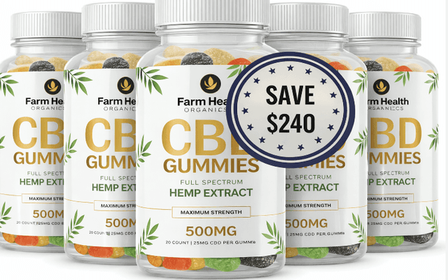 Farm Health Organics CBD Gummies:  Ingredients, Benefits, and How It Works!