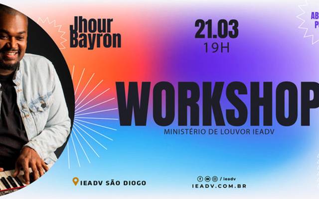 🔥 WORKSHOP – MINISTÉRIO DE LOUVOR IEADV 