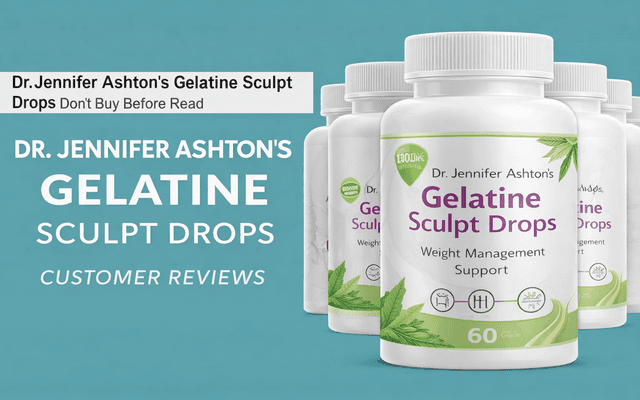 Dr.Jennifer Ashton’s Gelatine Sculpt Drops (2025 Review): Benefits, Side Effects, and Buying Guide