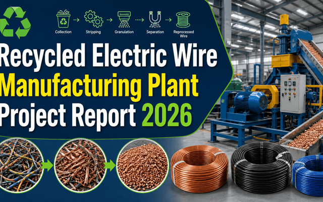 Recycled Electric Wire Manufacturing Plant Cost  DPR 2026: Setup Requirements, Machinery, Raw Materials and Profitability