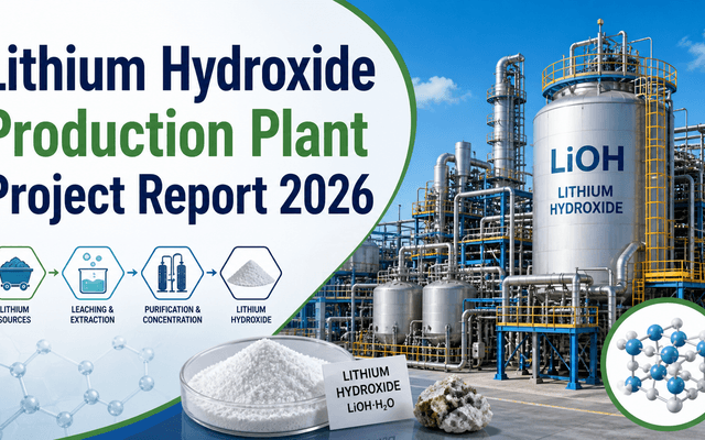 Lithium Hydroxide Production Plant Project Report 2026: Setup Requirements & Investment Insights