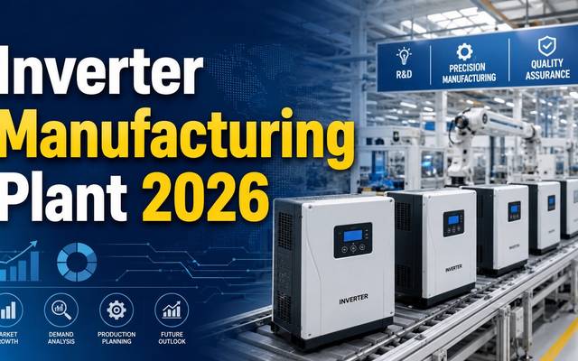 Inverter Manufacturing Plant Project Cost 2026: Equipment, Utilities and Financial Overview