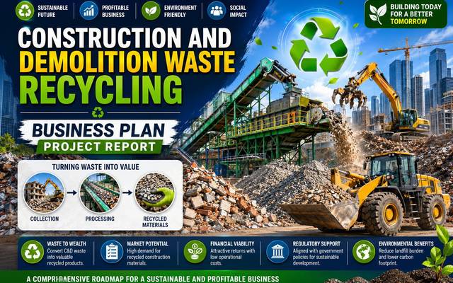 Construction and Demolition Waste Recycling Business Plan Project Report 2026: Plant Setup Cost & Machinery