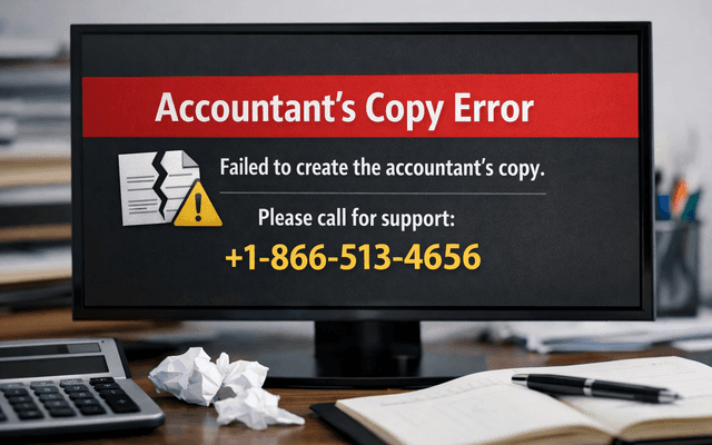 QuickBooks Error Failed Accountant's Copy? Fix Now