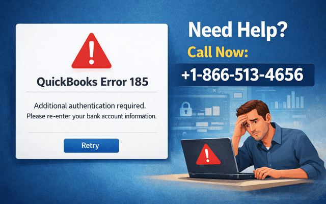 QuickBooks Error 185: Fix Company File Issues Fast