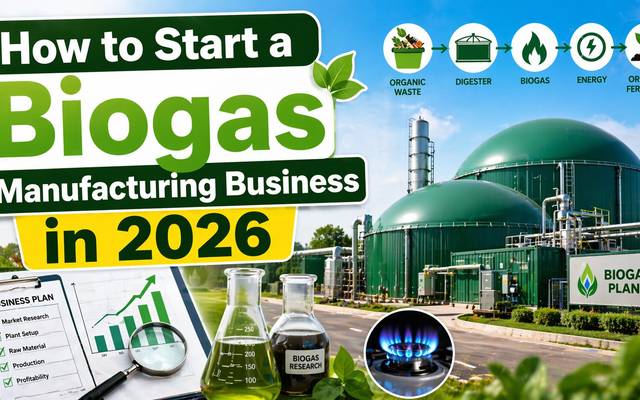How to Start a Biogas Plant in 2026: Manufacturing Unit Setup, Investment & ROI Guide