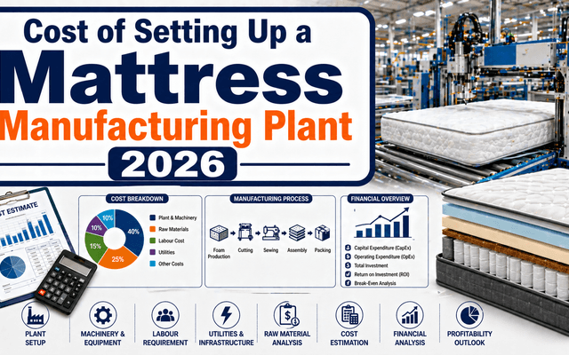 Cost of Setting Up a Mattress Manufacturing Plant 2026: Demand Analysis and ROI