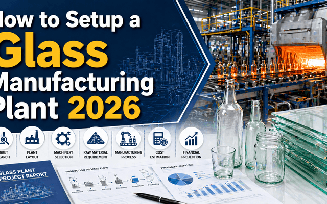 How to Setup a Glass Manufacturing Plant 2026: Cost, CapEx & OpEx Analysis with Profitability Forecasts