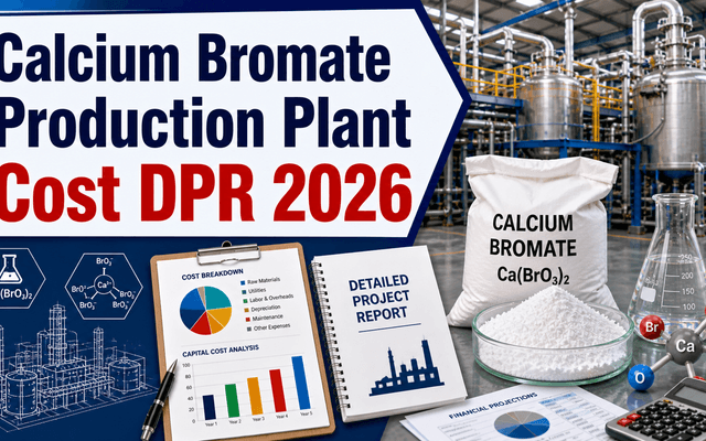 Calcium Bromate Production Plant DPR - 2026, Market Trends, Machinery and ROI Outlook