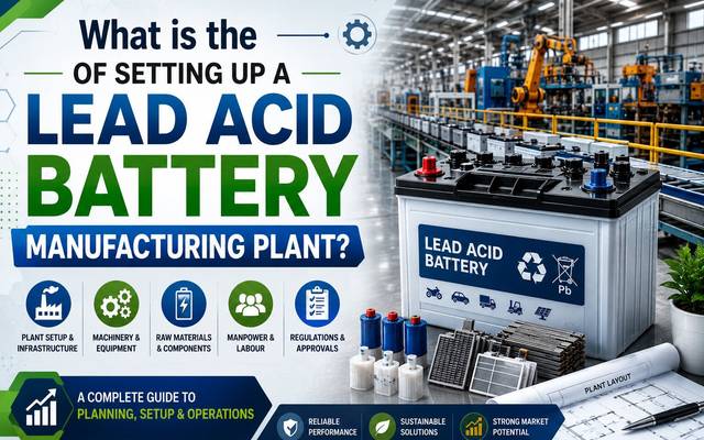 What is the Cost of Setting Up a Lead Acid Battery Manufacturing Plant?