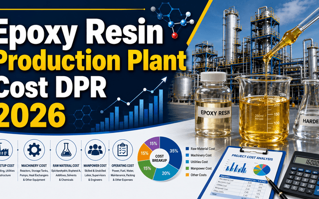 Epoxy Resin Production Plant (DPR) 2026: Machinery Requirement, Setup Cost and Profit Margin