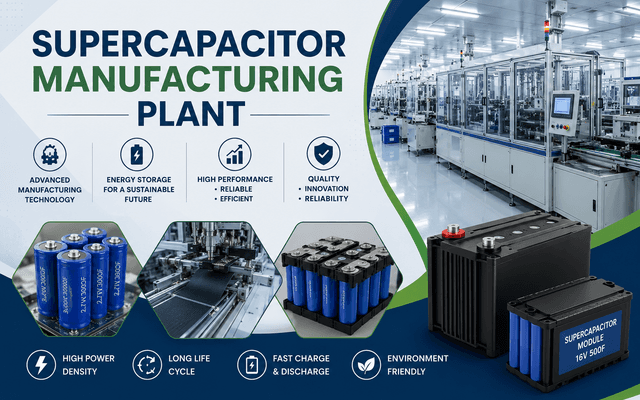 Supercapacitor Manufacturing Plant Setup Cost: Project Report & Financial Insights