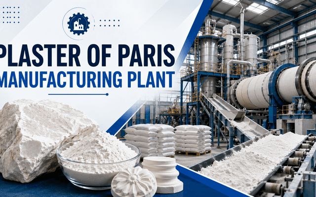 Plaster of Paris Manufacturing Plant Cost: CapEx, OpEx & Profitability Analysis