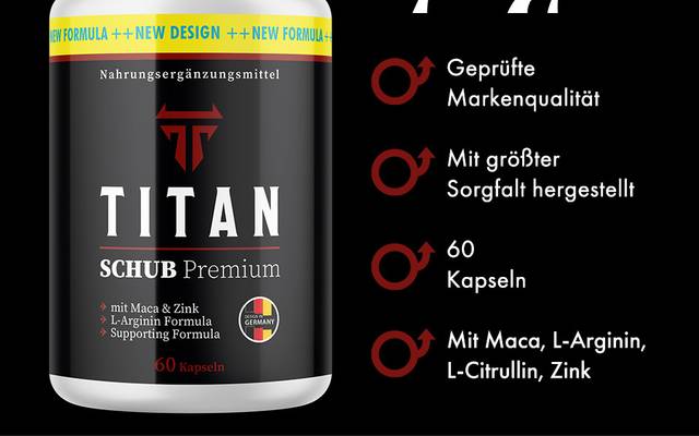 Titan Schub Germany Ist das wirklich ein gutes Nahrungsergänzungsmittel? Lass es uns wissen!