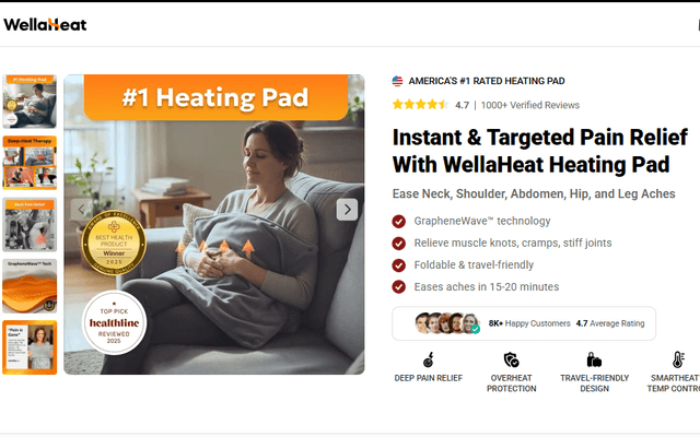 WellaHeat Heating Pad Reviews: (An In-Depth 2026) This Effective Solution Actually Worth Trying?