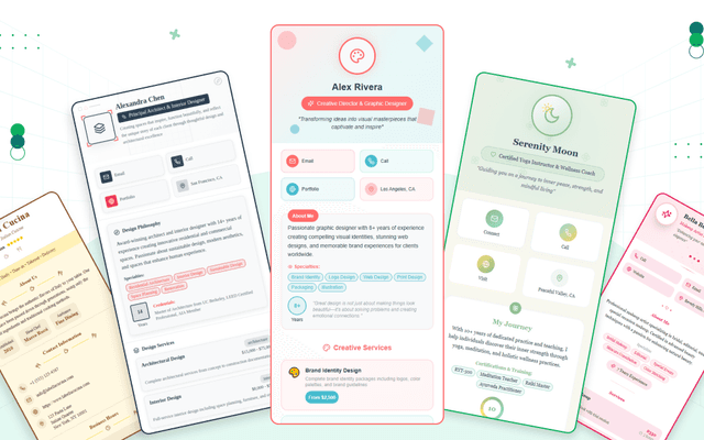 Digital Business Card Maker: Create Professional Online Business Cards