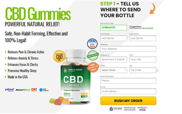 Triple Green Farms CBD Gummies Treatment For Anxiety & Stress (100% Natural) Check Result & Experience!