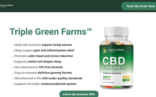 Triple Green Farms CBD Review 2026 Advantages, and Customer Experiences Explained !!!